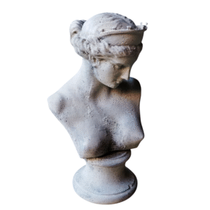 Escultura Busto Venus De Capua 15cm Pintado Símil Mármol 3d