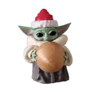 Baby Yoda Noel Grogu Ornamento Arbol Navideño Mandalorian 3d