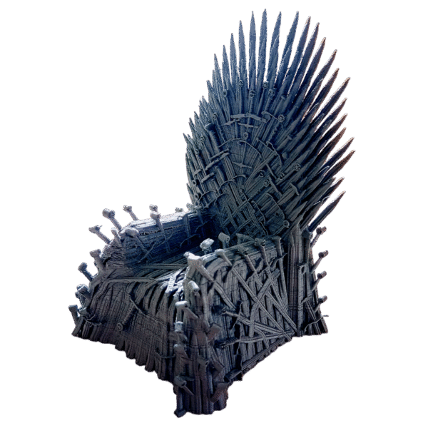 Figura Trono De Hierro Juego De Tronos Iron Throne Got 3d