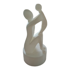 Estatua Madre E Hijo / Hija Decoración Estatuilla Moderna 3d