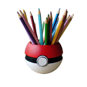 Lapicero Pokebola Pokemon Porta Lapices Organizador 3d