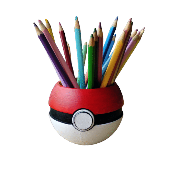 Lapicero Pokebola Pokemon Porta Lapices Organizador 3d