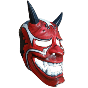 Mascara Hannya Terror Cosplay Cotillón Caretas 3d Japonesa