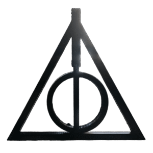 Llavero Harry Potter Reliquias De La Muerte Giratorio Imp 3d
