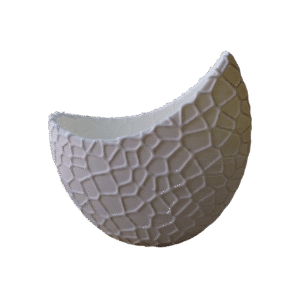 Maceta En Forma De Medialuna Con Textura Moderna Aesthetic