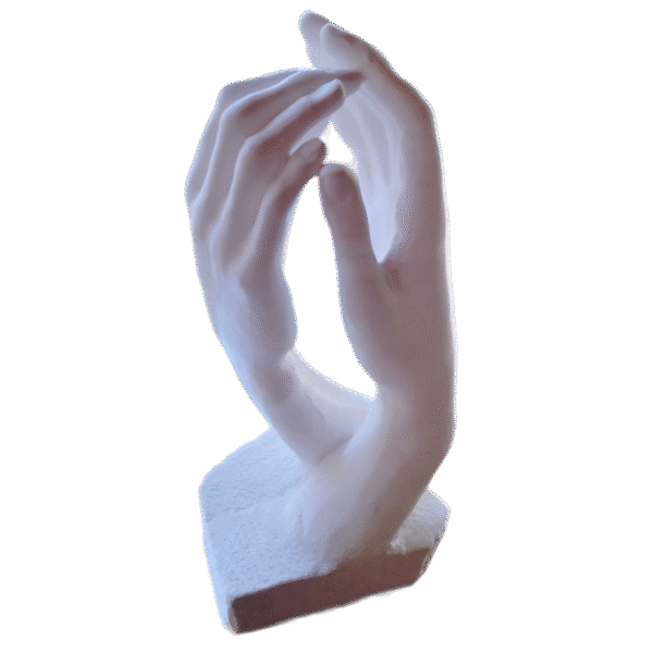 Estatua Manos La Catedral Auguste Rodin 25cm 3d Decoración