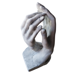 Estatua Manos La Catedral Auguste Rodin Simil Marmol 40cm 3d