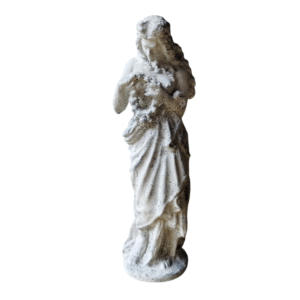 Estatua Tiempo De Primavera Figura 15cm Pintada Símil Mármol