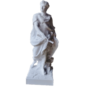 Estatua Figura Julio César Del Louvre Decoración Clásica 3d