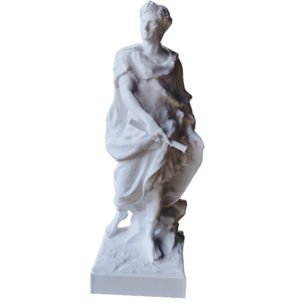 Estatua Figura Julio César Del Louvre Decoración Clásica 3d