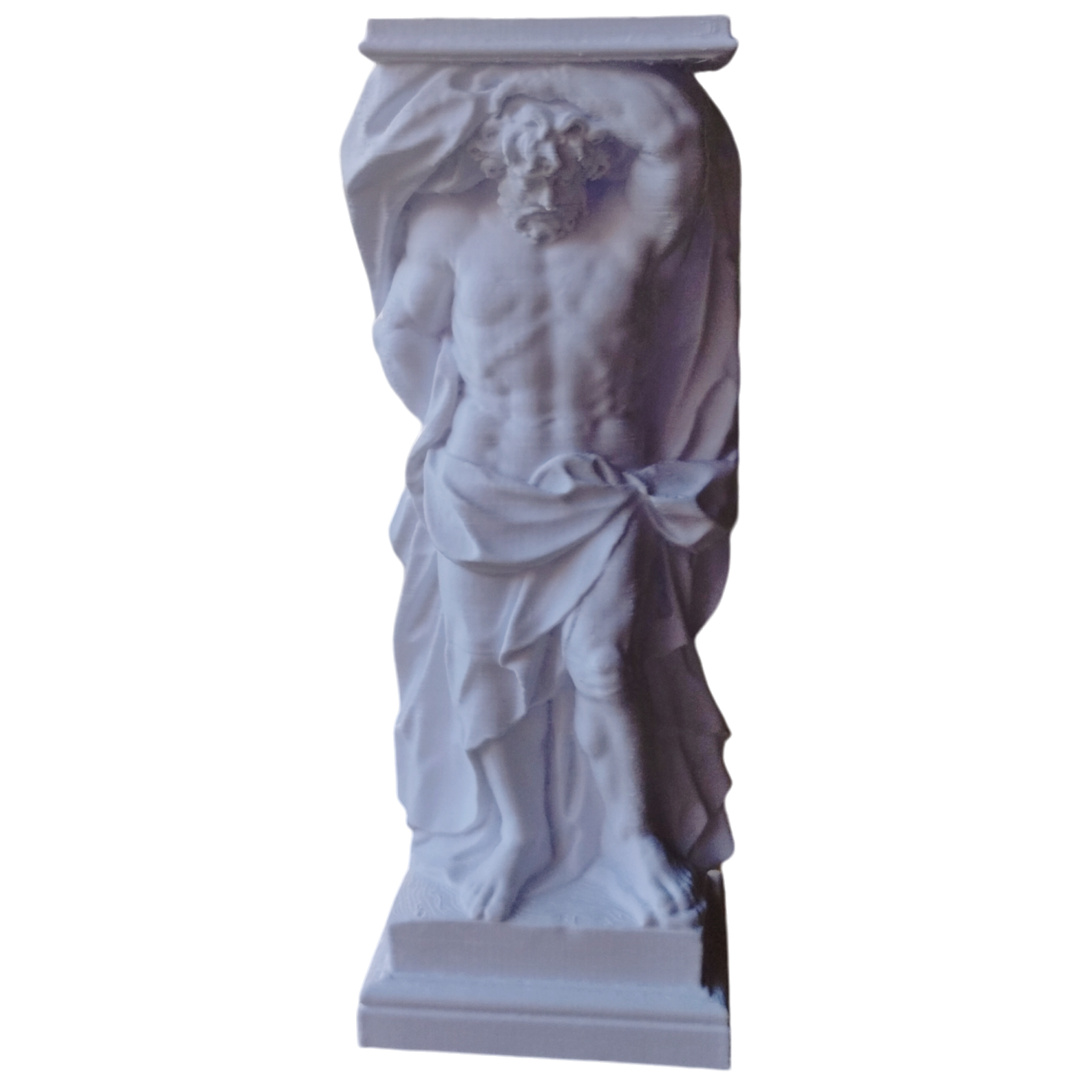 Estatua Figura Del Titan Atlas Escultura Griega Deco 3d