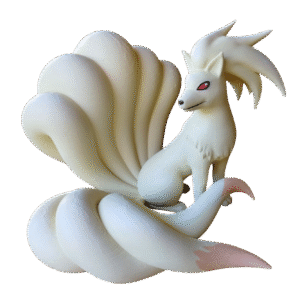 Figura Ninetales De Pokémon Primera Generación 15cm Pintado