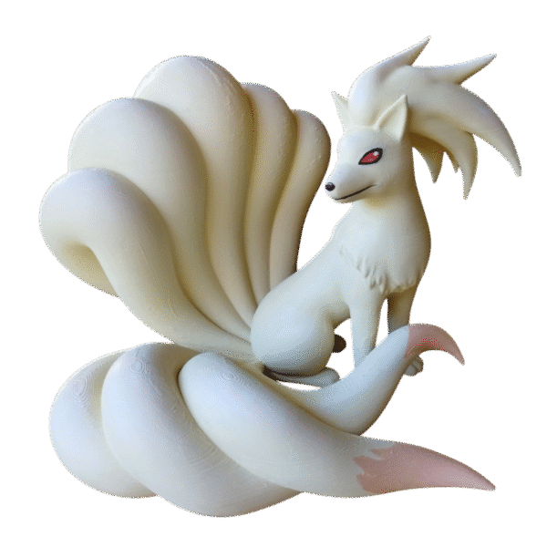 Figura Ninetales De Pokémon Primera Generación 15cm Pintado