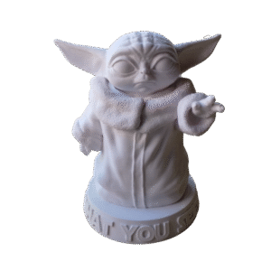 Grogu Baby Yoda Mandalorian Figura Estatuilla Star Wars Deco