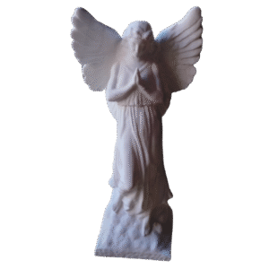 Estatua Angel Rezando Decoración Estatuilla Clásica 3d