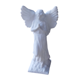 Estatua Angel Rezando De 15cm Deco Estatuilla Clásica 3d