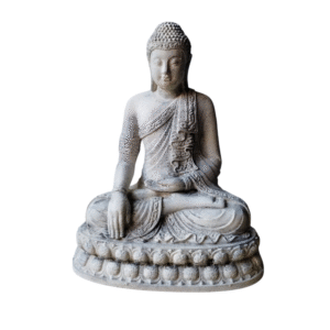 Estatua Buda Sidarta Gautama Tailandia Simil Mármol Figura