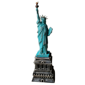 Estatua De La Libertad 3d Pintada A Mano Adornos Decoración