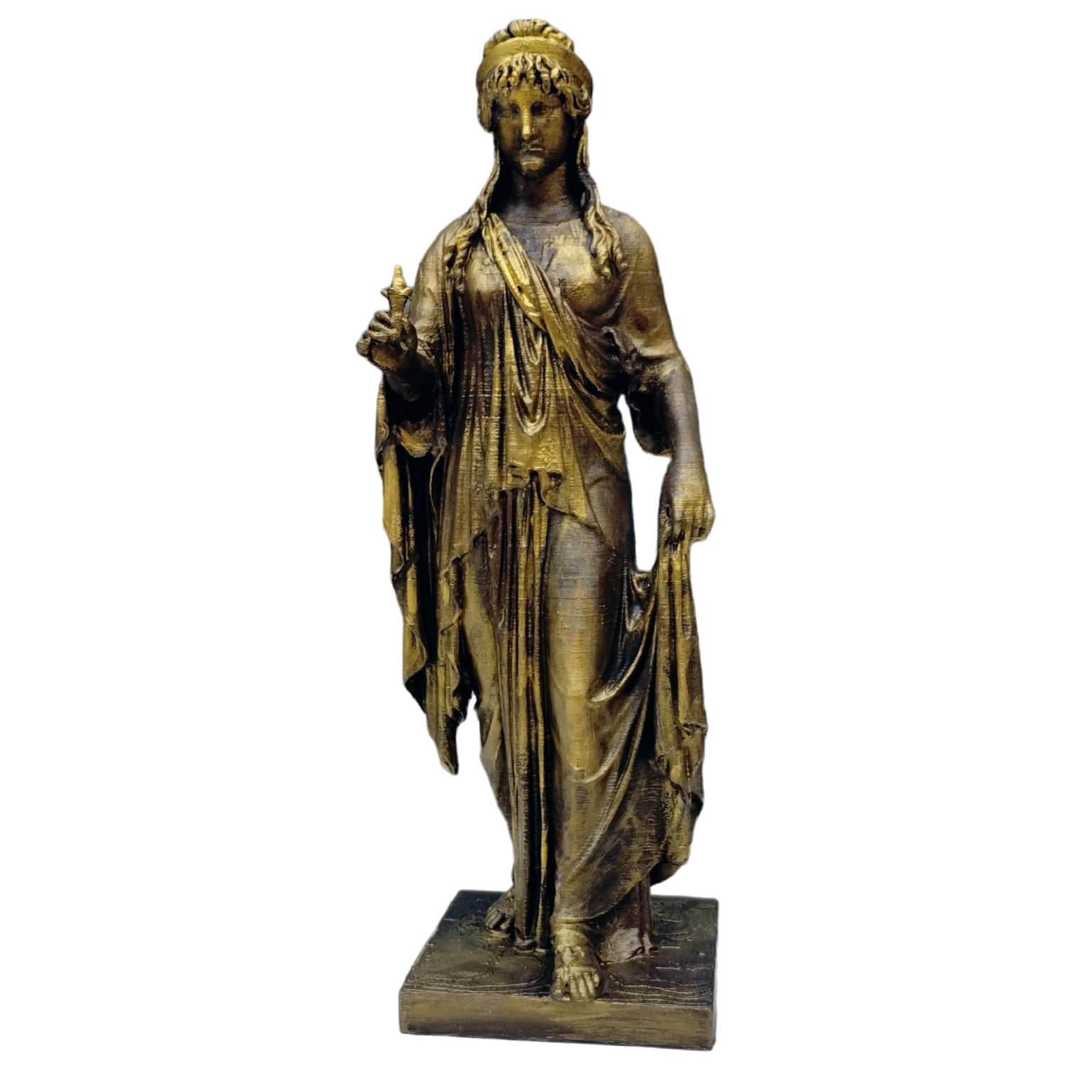 Estatua Diosa De La Esperanza Simil Bronce Clásica Romana 3d