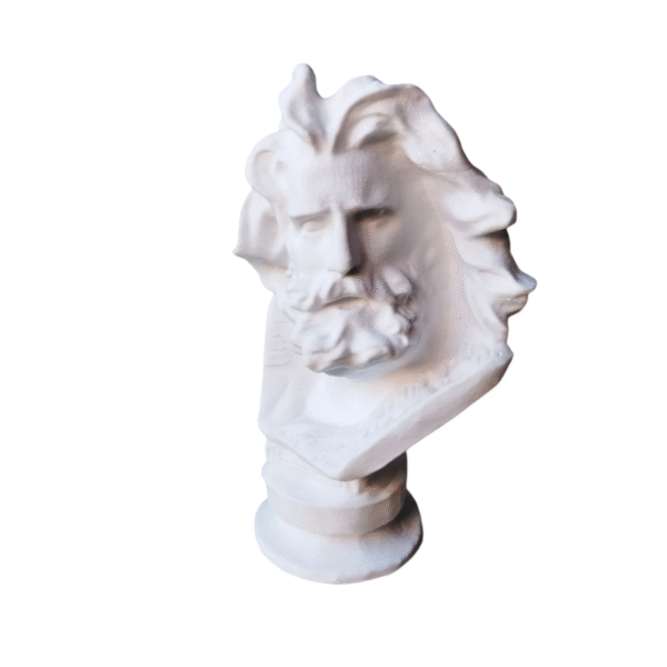 Busto De Marco Aurelio Antiguo Roma 15cm Deco Impreso 3d
