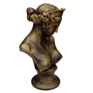 Estatua Venus De Capua Simil Bronce Clásica Romana Busto 3d