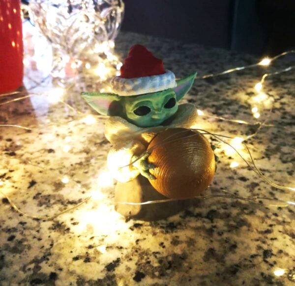 Baby Yoda Noel Grogu Ornamento Arbol Navideño Mandalorian 3d - Image 4
