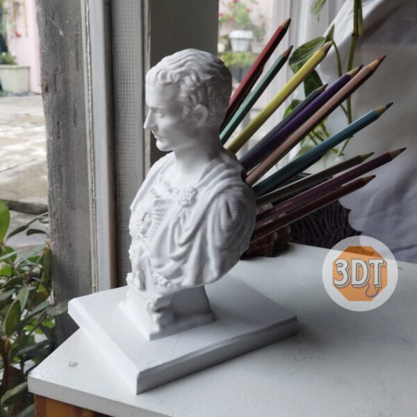 Lapicero Busto Julio César Apuñalado Decoración Escritorio - Image 6