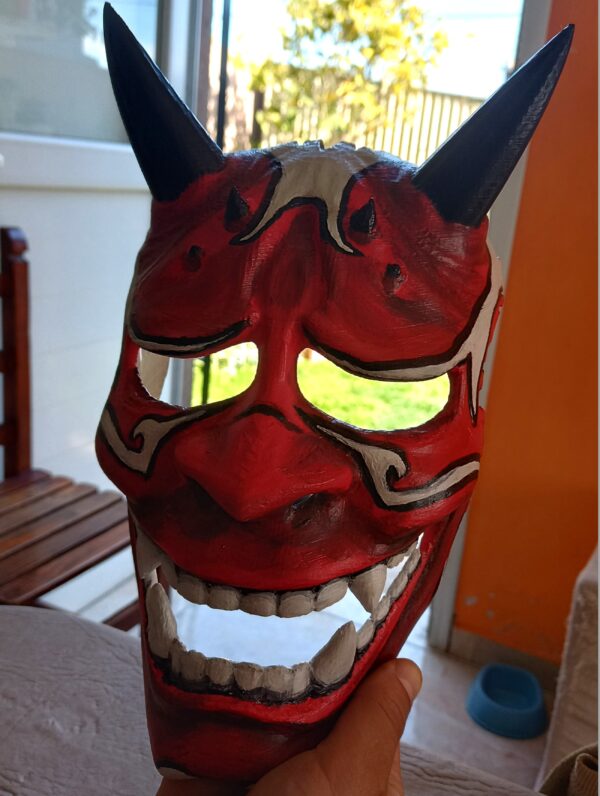 Mascara Hannya Terror Cosplay Cotillón Caretas 3d Japonesa - Image 7