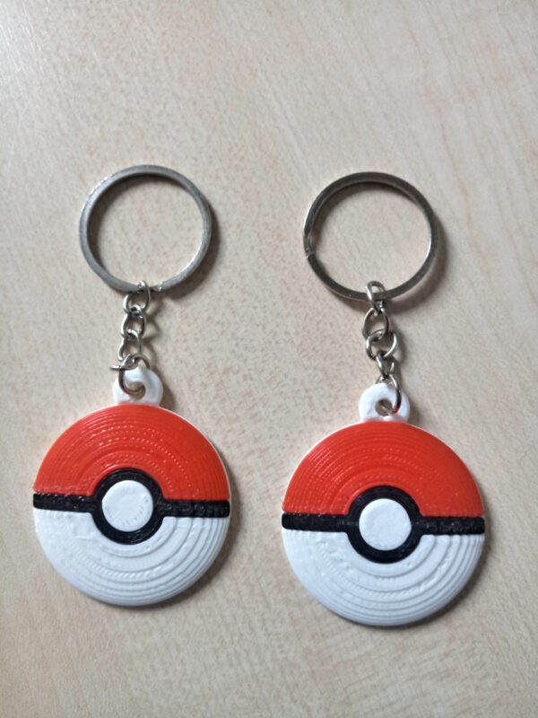 Llaverito Pokebola De Pokemon Llaveros Impresos En 3d Llaves