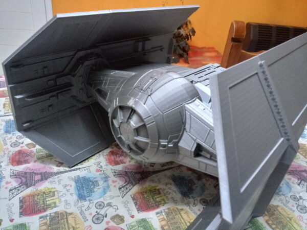 Figura Caza Tie Fighter Avanzado Nave Espacial Star Wars 3d - Image 4