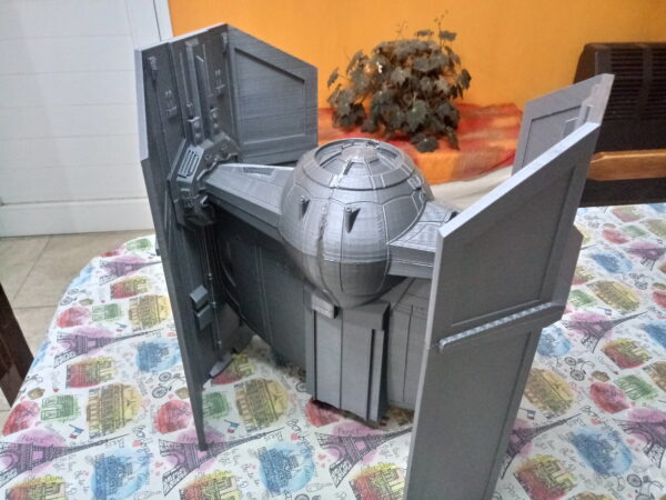Figura Caza Tie Fighter Avanzado Nave Espacial Star Wars 3d - Image 3