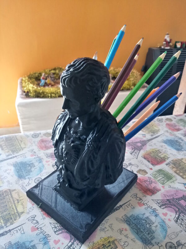 Lapicero Busto Julio César Apuñalado Decoración Escritorio - Image 5