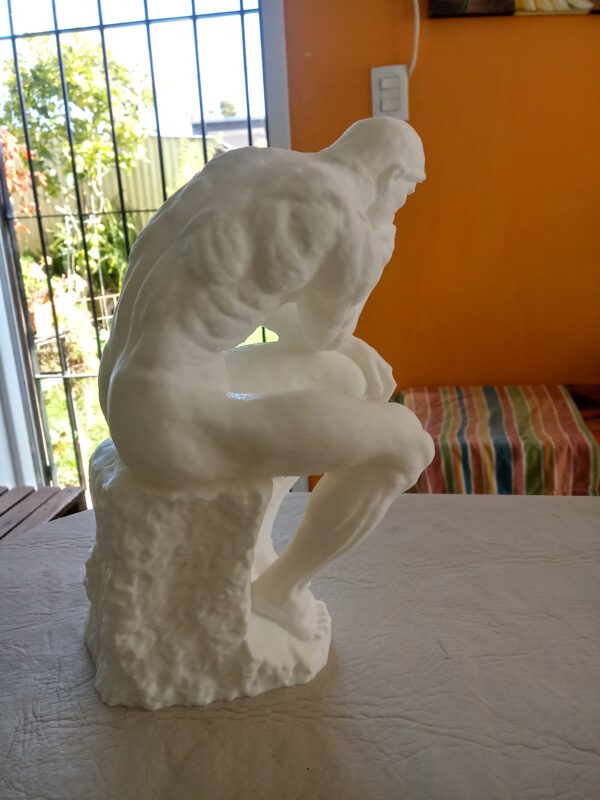 Estatua El Pensador Decoración Clásica Exterior Interior 3d - Image 4
