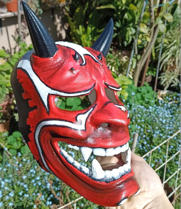 Mascara Hannya Terror Cosplay Cotillón Caretas 3d Japonesa - Image 5