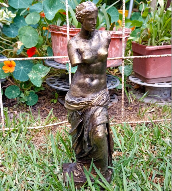 Estatua Venus De Milo Simil Bronce Clásica Romana Busto 3d - Image 10
