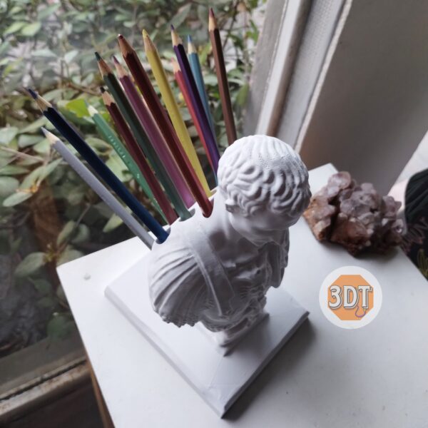 Lapicero Busto Julio César Apuñalado Decoración Escritorio - Image 8