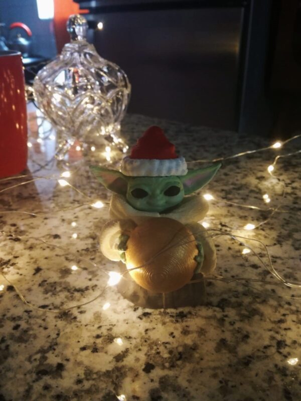 Baby Yoda Noel Grogu Ornamento Arbol Navideño Mandalorian 3d - Image 2
