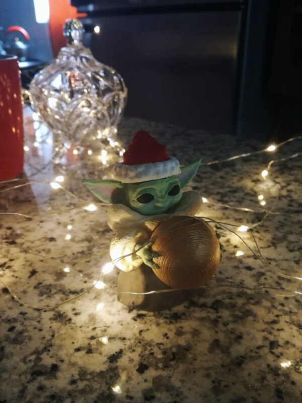 Baby Yoda Noel Grogu Ornamento Arbol Navideño Mandalorian 3d - Image 3