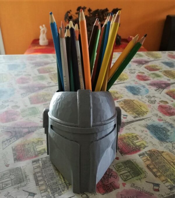 Porta Lápices Mando Mandalorian Star War Lapicero Escritorio - Image 3