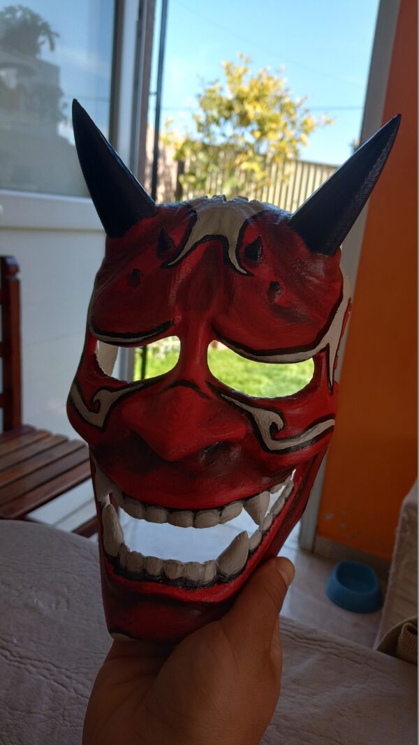 Mascara Hannya Terror Cosplay Cotillón Caretas 3d Japonesa - Image 4