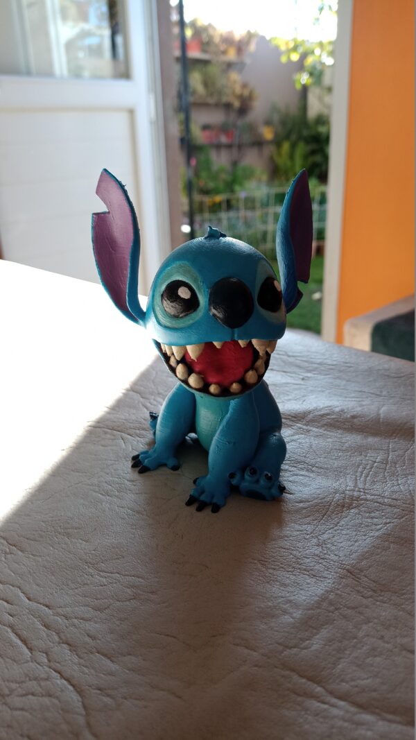 Figura De Stitch Pintada A Mano Adorno Decoración Impreso 3d - Image 5