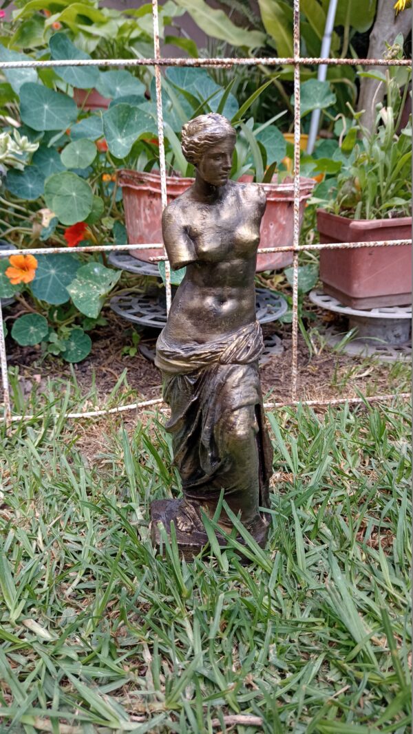Estatua Venus De Milo Simil Bronce Clásica Romana Busto 3d - Image 4