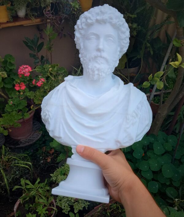 Busto De Marco Aurelio Antiguo Roma Escultura Impresión 3d - Image 3