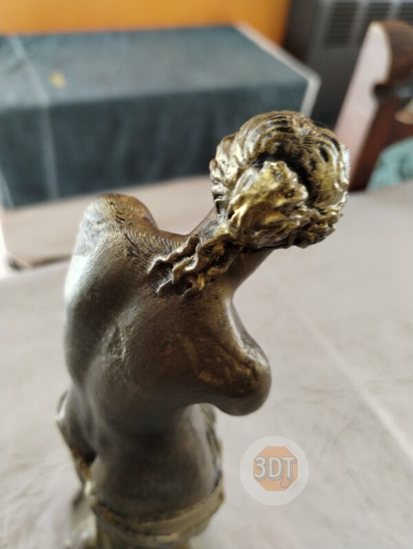 Estatua Venus De Milo Simil Bronce Clásica Romana Busto 3d - Image 7