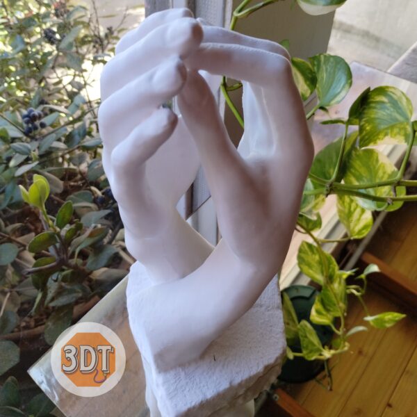 Estatua Manos La Catedral Auguste Rodin 25cm 3d Decoración - Image 2