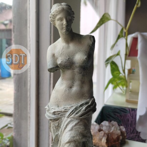 Estatua Venus De Milo Simil Marmol Clásica Romana Busto 3d - Image 2