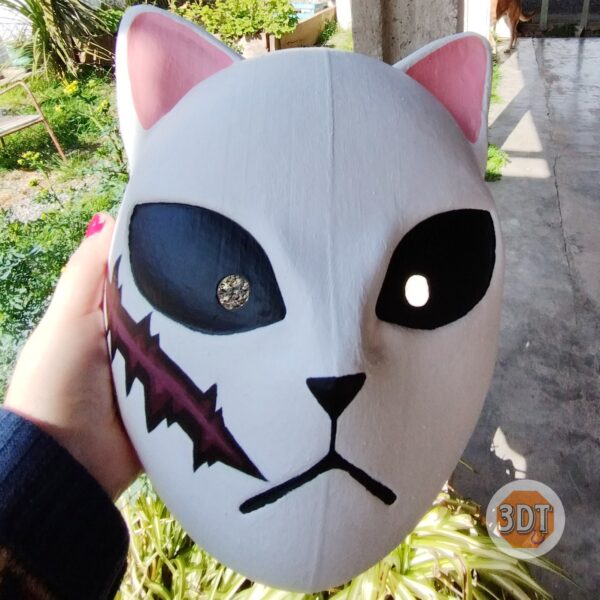 Máscara Sabito Demon Slayer Cosplay Disfraces Halloween 3d - Image 5
