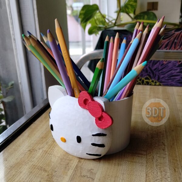 Lapicero Hello Kitty Escritorio Porta Lapices Organizador 3d - Image 4