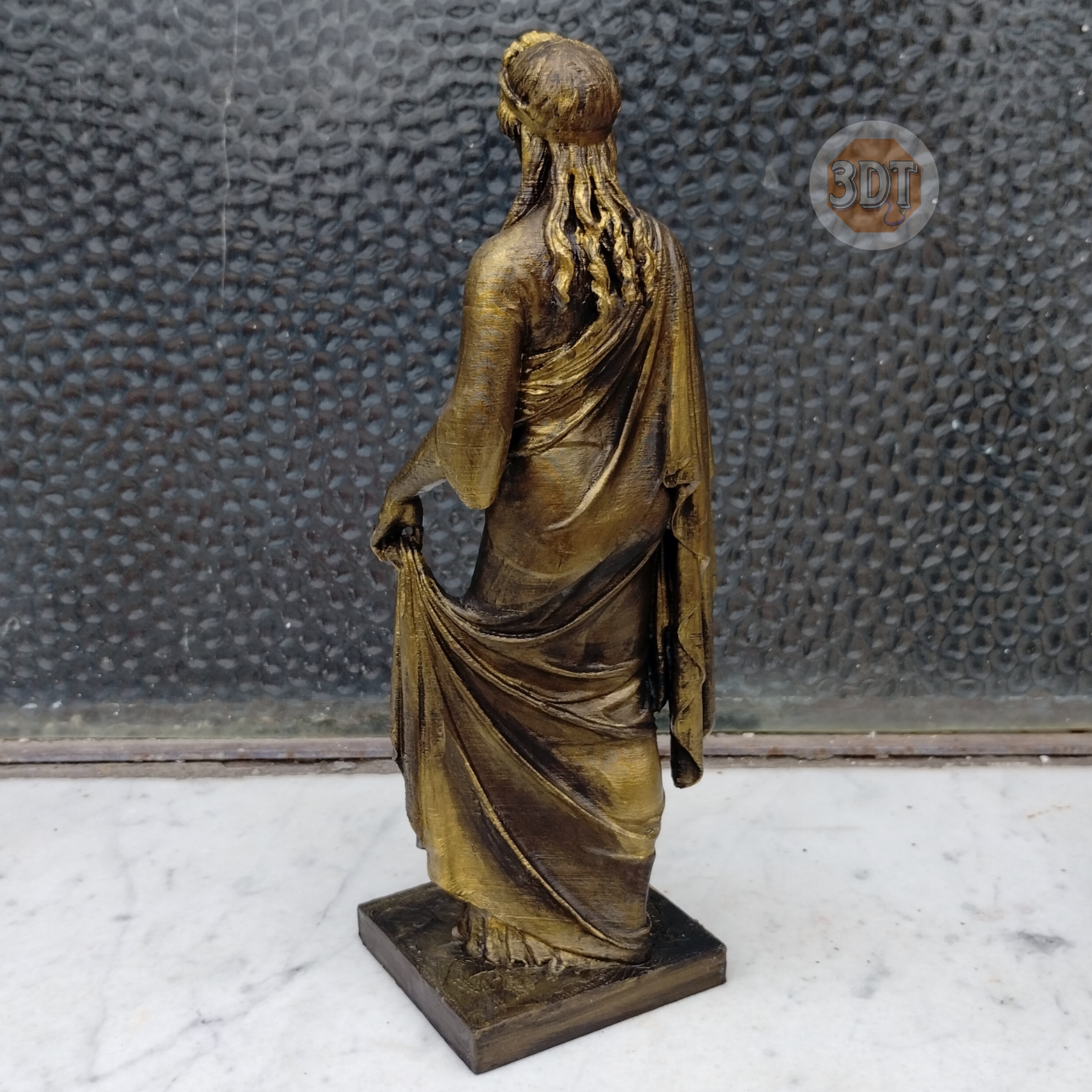 Estatua Diosa De La Esperanza Simil Bronce Clásica Romana 3d - Image 3