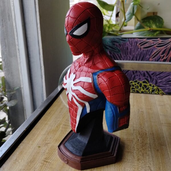 Estatua Hombre Araña Figuras De Spiderman 23cm 3d Pintado - Image 4